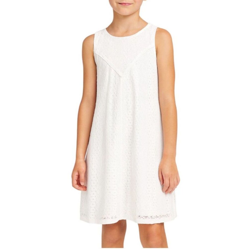 🔥 5 for $30 🔥 Mudd White Lace Sleeveless Dress | Size 8